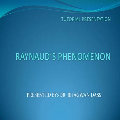 Raynaud's phenomenon