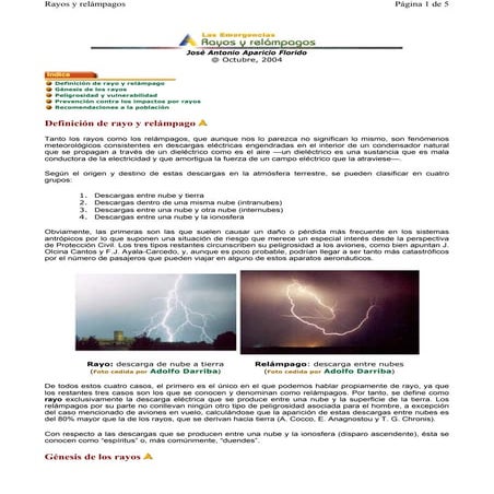 Rayos | PDF