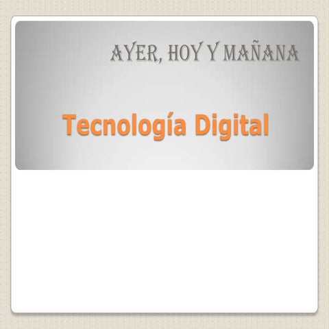Tecnologia Digital