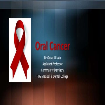 Oral cancers