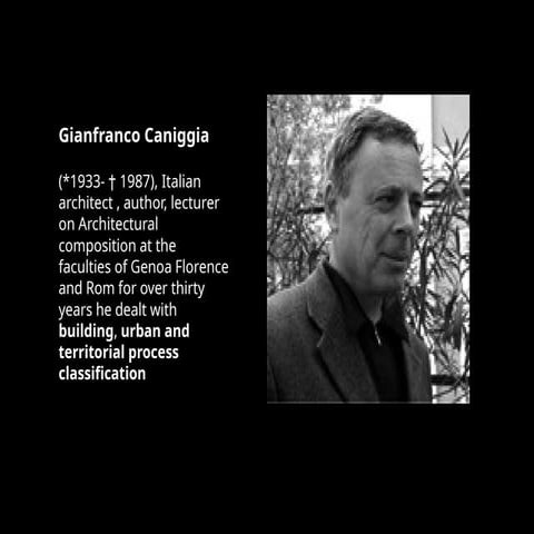 Urban thinkers of the first generation-Caniggia.pptx