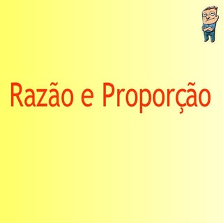 Razaoproporcao