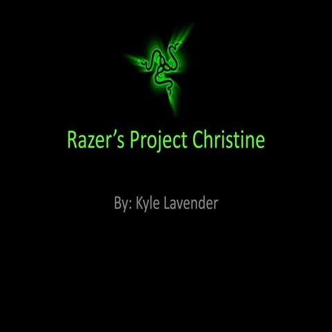 Razer’s project christine