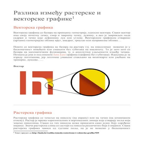 Растерска и векторска графика | PDF