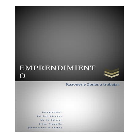 Razones emprendimiento