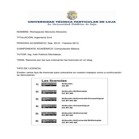 Razones para usar las licencias cc.