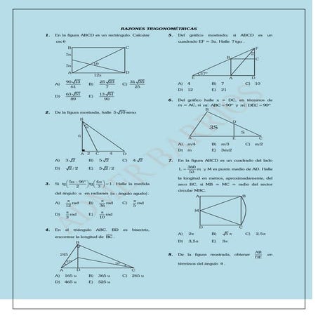 Razones trigonometricas