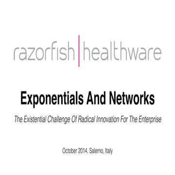 Exponentials and Networks