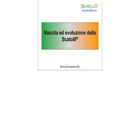 Nascita ed evoluzione dello  Scatol8®
