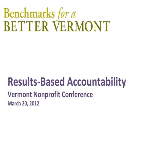 BBVT_Results Based Accountability_Presentation
