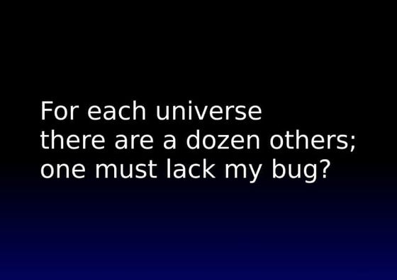 A Partial Multiverse Model of Time Travel for Debugging