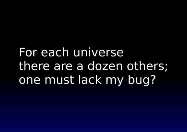 A Partial Multiverse Model of Time Travel for Debugging