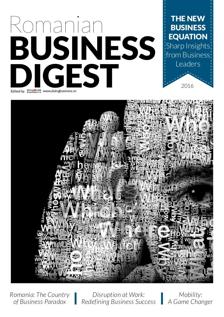 Romanian Business Digest 2016