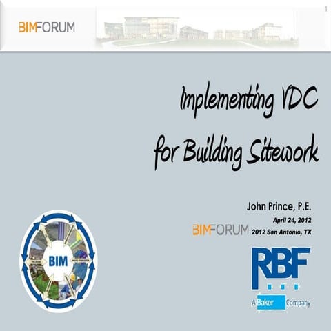 BIM for Building Sitework