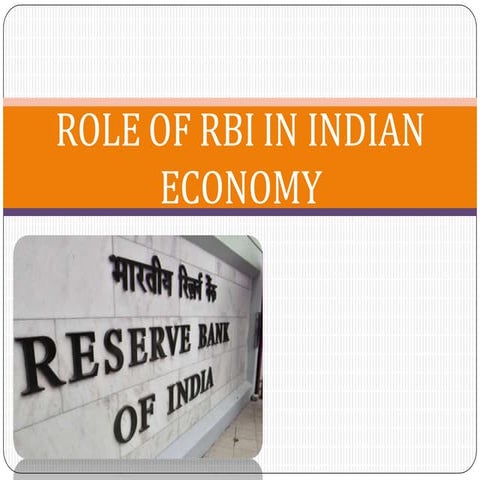 Functions of RBI | PPTX
