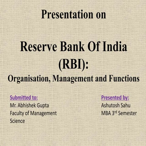 Reserve Bank of India