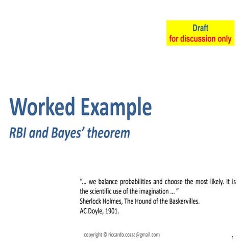 RBI and Bayes' rule
