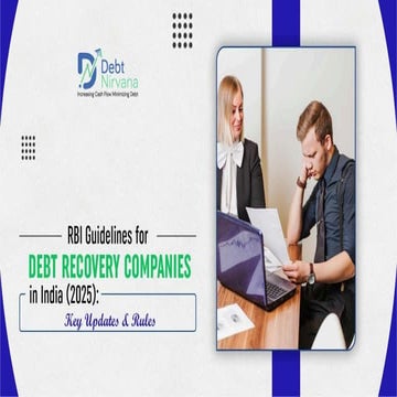 RBI Guidelines for Debt Recovery Companies in India (2025) Key Updates ...