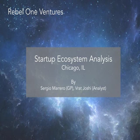 Chicago - Rebel One - Startup Ecosystem Snapshot