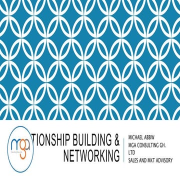 Relationship building & networking