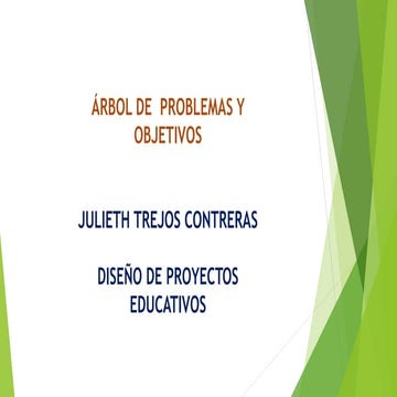 áRbol de problemas