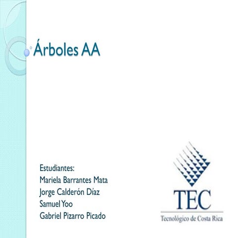 Árboles AA