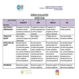 Rúbrica film creator project