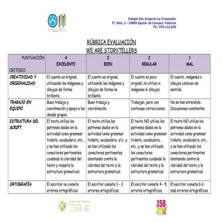 Rúbrica we are storytellers