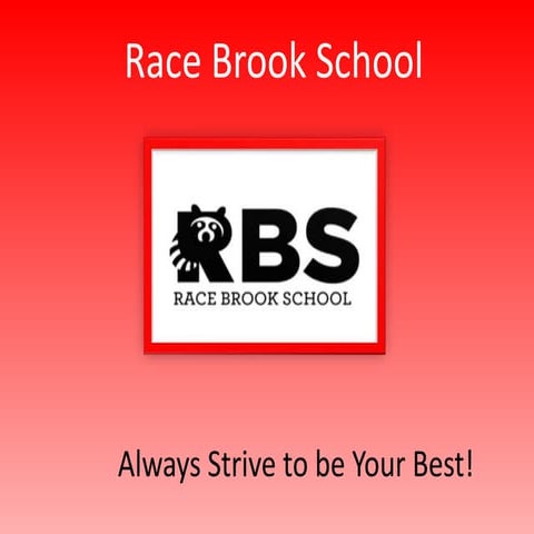 Race Brook School Annual Report 2013 2014