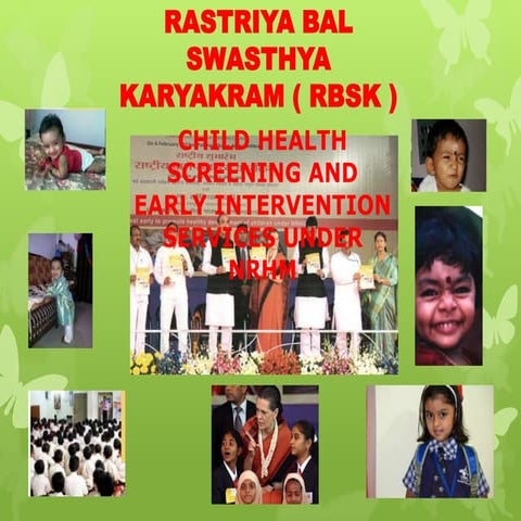 Rashtriya bal swasthya karyakram (rbsk) | PPTX