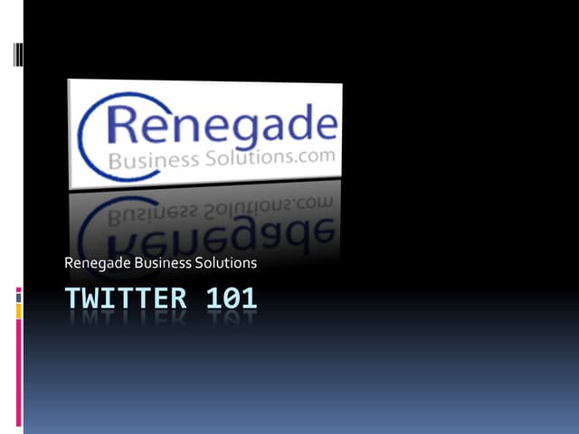 Twitter 101 for Business