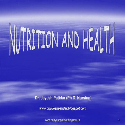 Nutrition & health