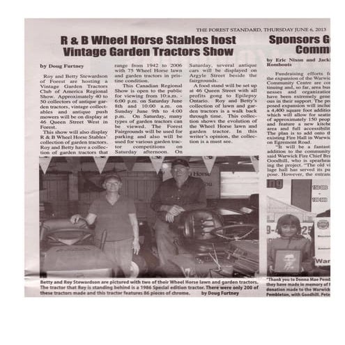 R & B Wheel Horse Stables | PDF