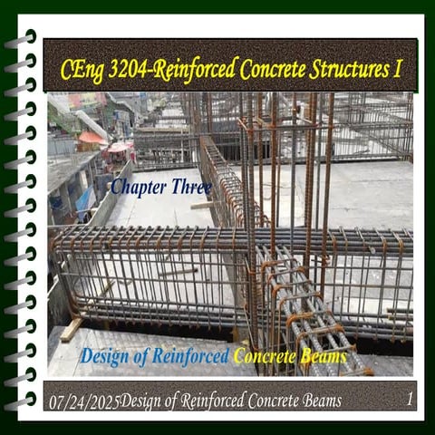 RC-I Chapter 3 (Design of Reinforced Concrete Beam).pptx