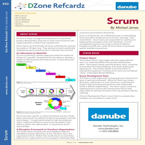 Scrum In Five Illustrated Pages