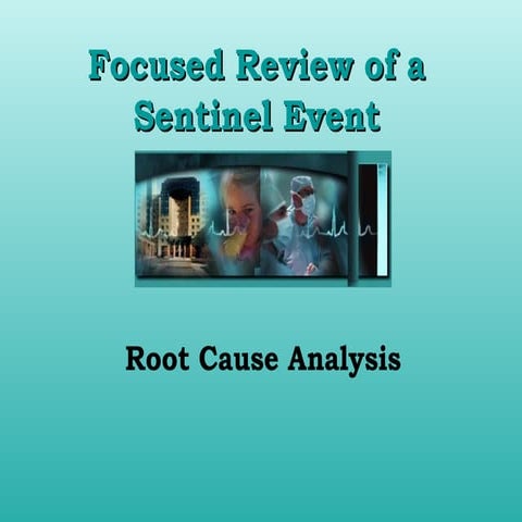 Root cause analysis for health incedent .ppt