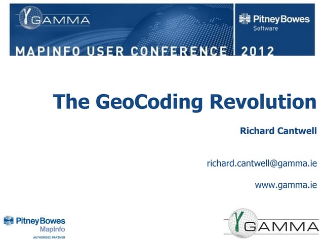 The GeoCoding Revolution