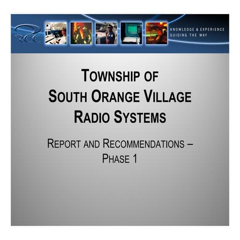 South Orange Valley and Third Street Redevelopment Plan | PPTX