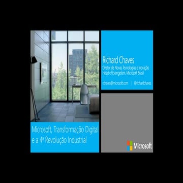 Microsoft, Digital Transformation and the 4th Industrial Revolution