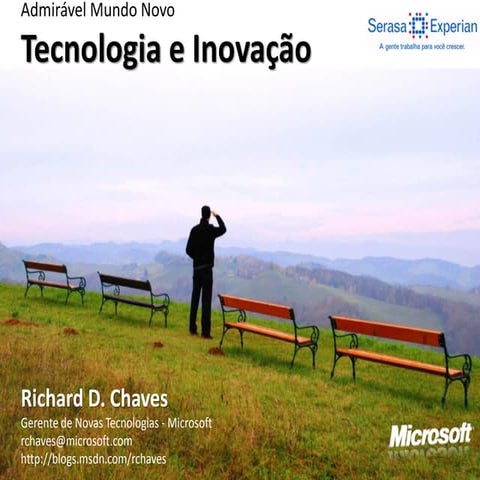 Palestra na SERASA sobre Tecnologia e Inovação