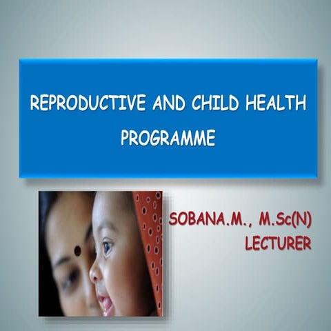 Rch programme in india