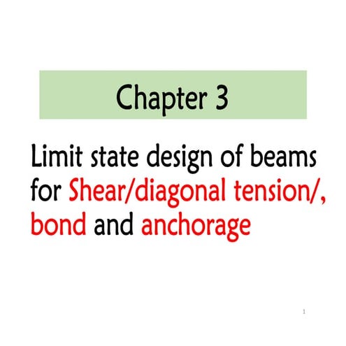 RCI -Chapter 3-Shear PPT Limit state design