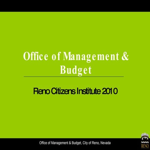 Picture of City of Reno Office of Management & Budget | PPS