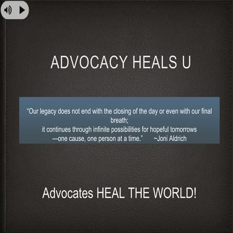 Advocacy Heals U Book Tour - Rosalynn Carter Institute’s Annual Global Summit