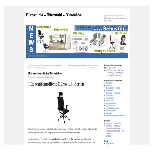 Rückenfreundliche bürostühle