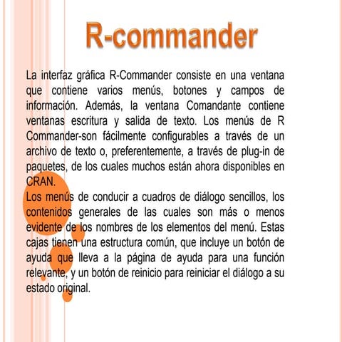 R commander