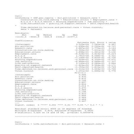 R-commander Statistical Analysis