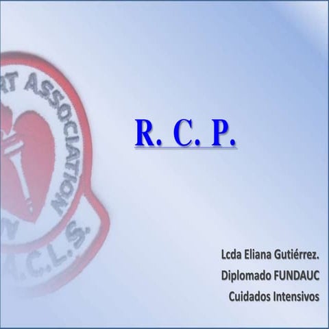 Rcp basico y avanzado 2014