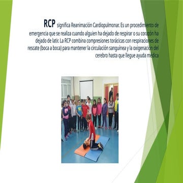 RCP significa Reanimación Cardiopulmonar.pptx