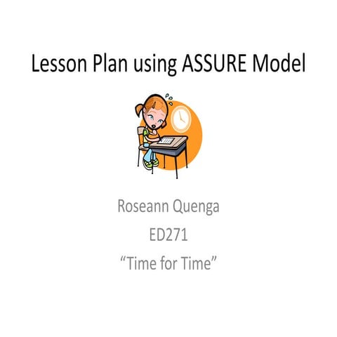 Rcq micro power point lesson plan using assure model | PPT